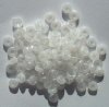100 3x7mm Rough Cut White Opal Lustre Spacers